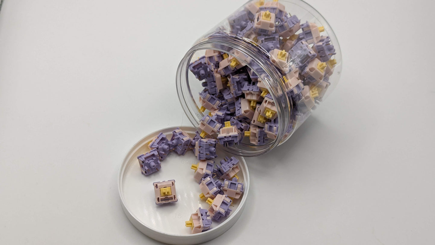 (100) Princess Tactile Switches in *RAW* Kittko
