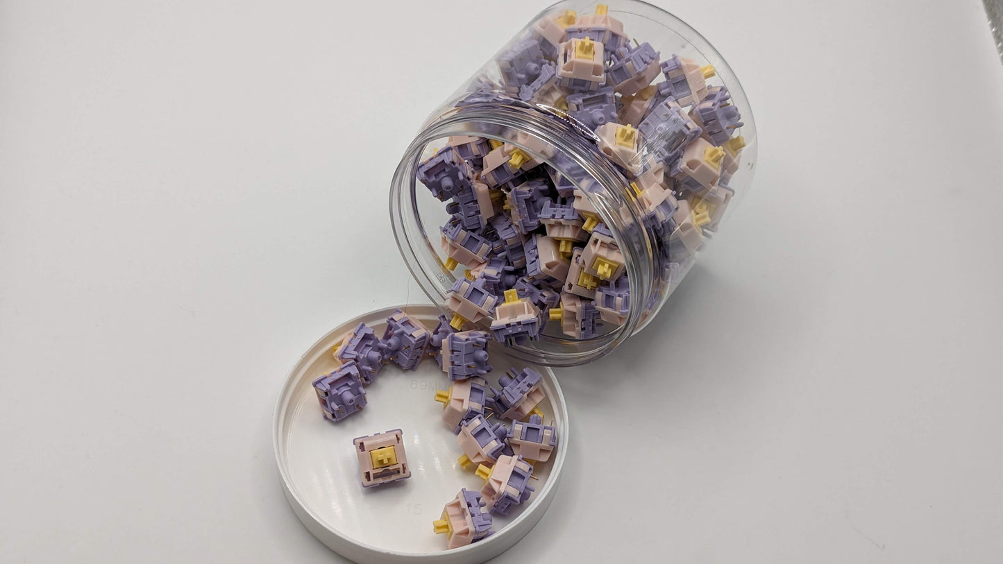 (100) Princess Tactile Switches in *RAW* Kittko