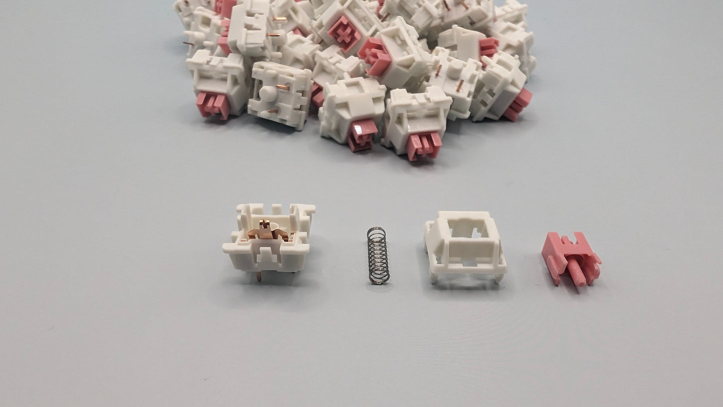 Outemu Cream Pink Pro V2 Linear Switch