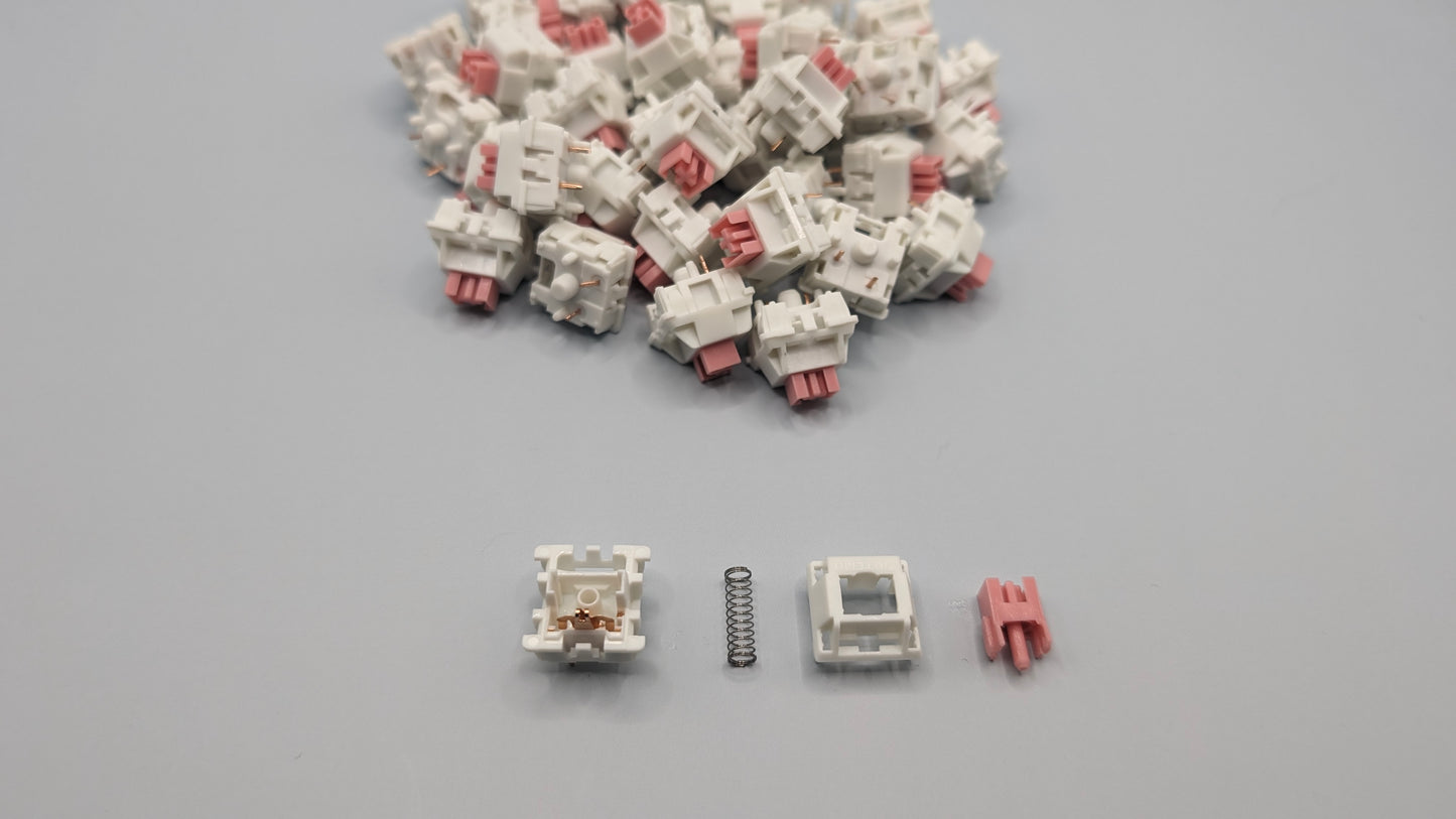 Outemu Cream Pink Pro V2 Linear Switch