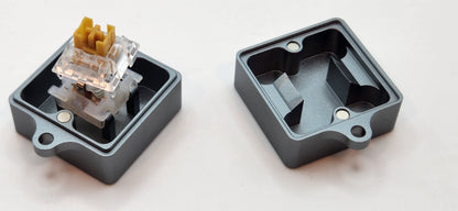 Two Piece Magnetic Switch Opener - Cherry and Kailh switches (Silver/Gray)
